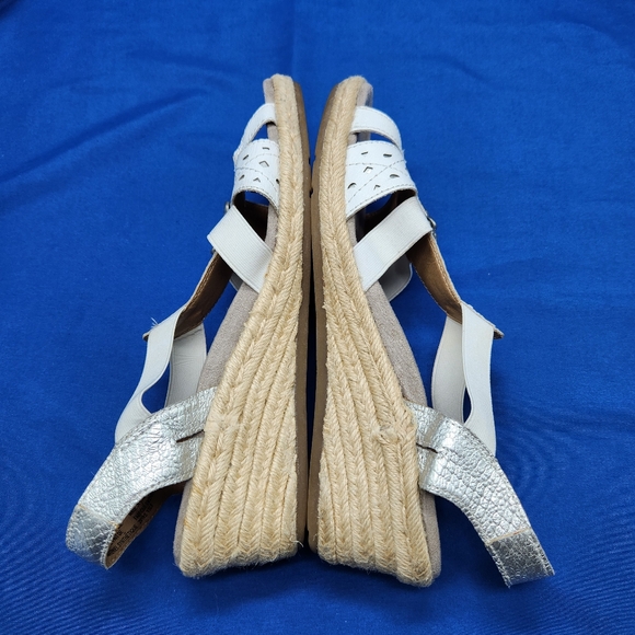 Earth Orgins Womens Size 9.5M Naples Nanci Open Toe Espadrille Wedge Sandal - Picture 10 of 15